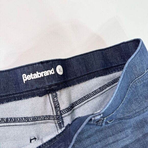 Betabrand Jeans Womesn XL Denim Skinny Pants Pull On Stretch Comfort Medium Wash - Picture 2 of 10